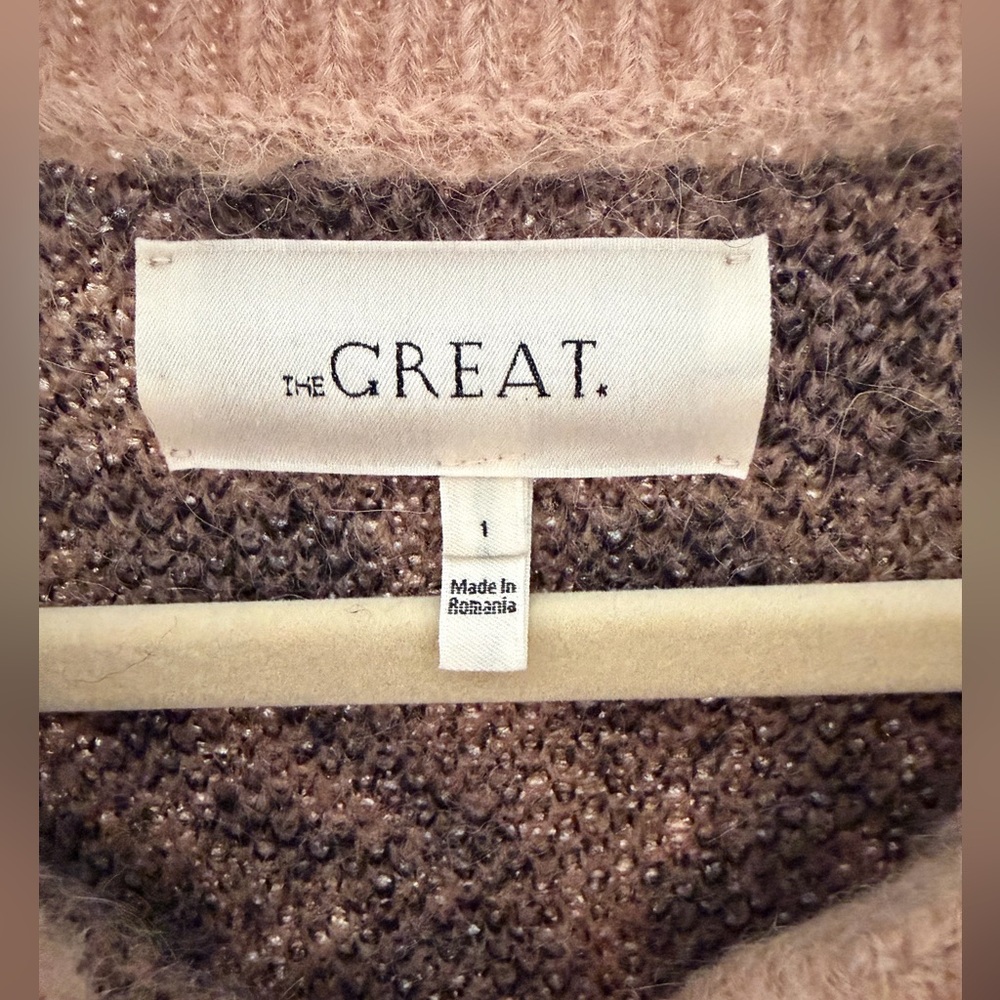 THE GREAT. Windsor Cardigan in Leopard. Size 1. - Picture 5 of 5